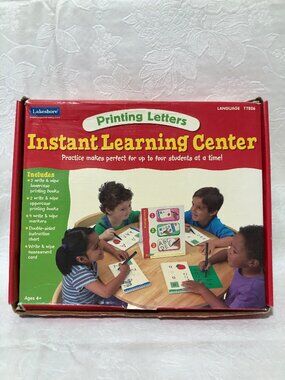 Lakeshore Printing Letters Instant Learning Center Language TT826